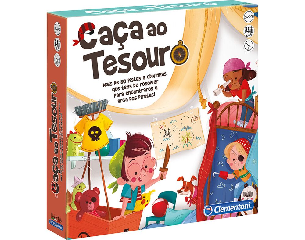 JOGO CA&Ccedil;A AO TESOURO PARTY GAMES CLEMENTONI image number 0