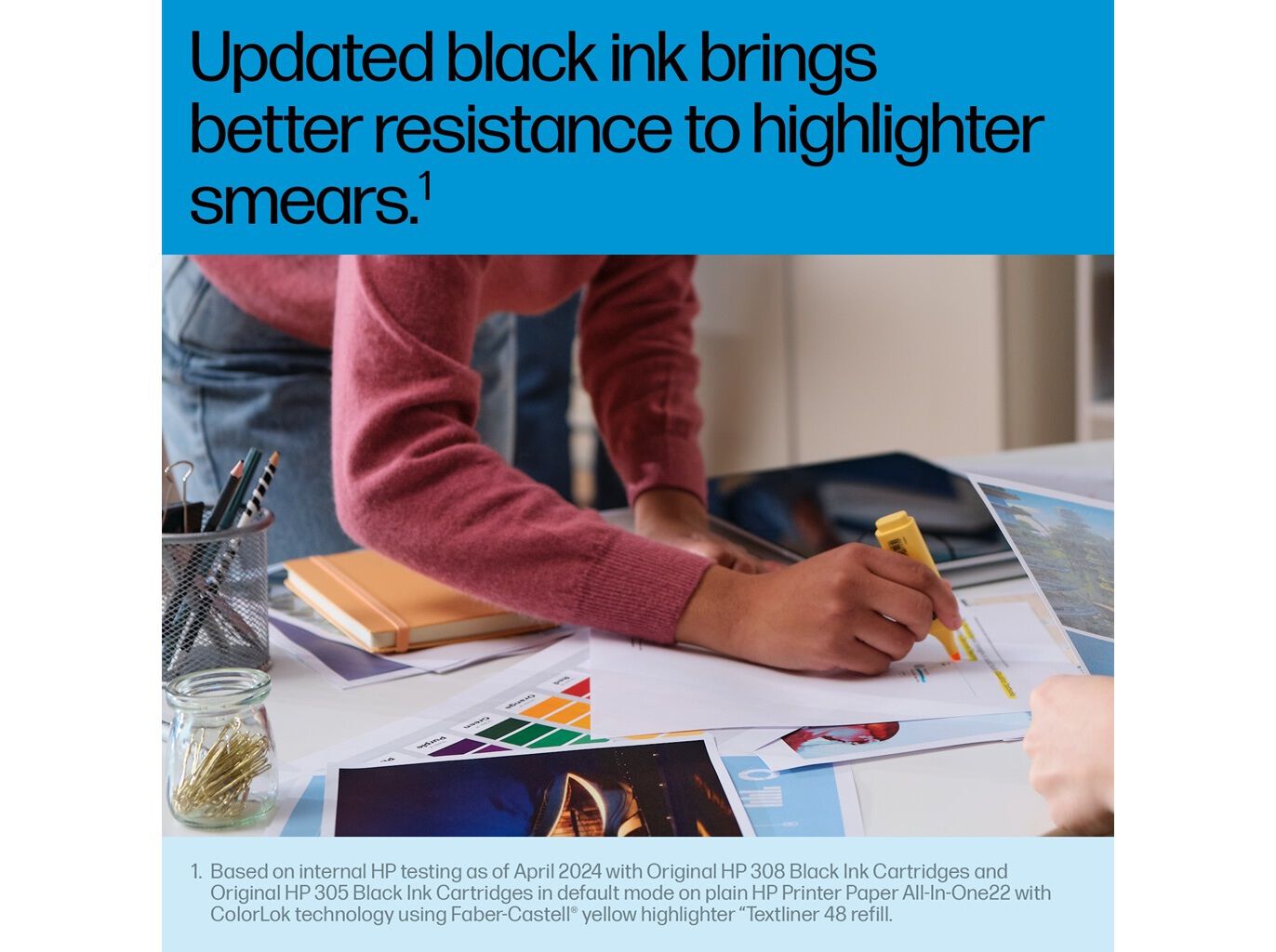 TINTEIRO ORIGINAL HP 308 TRI-COLOR image number 5