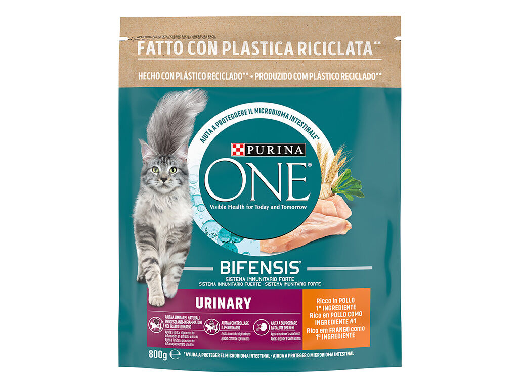 RA&Ccedil;&Atilde;O PARA GATO PURINA ONE TRATO URIN&Aacute;RIO COM FRANGO 800G image number 1