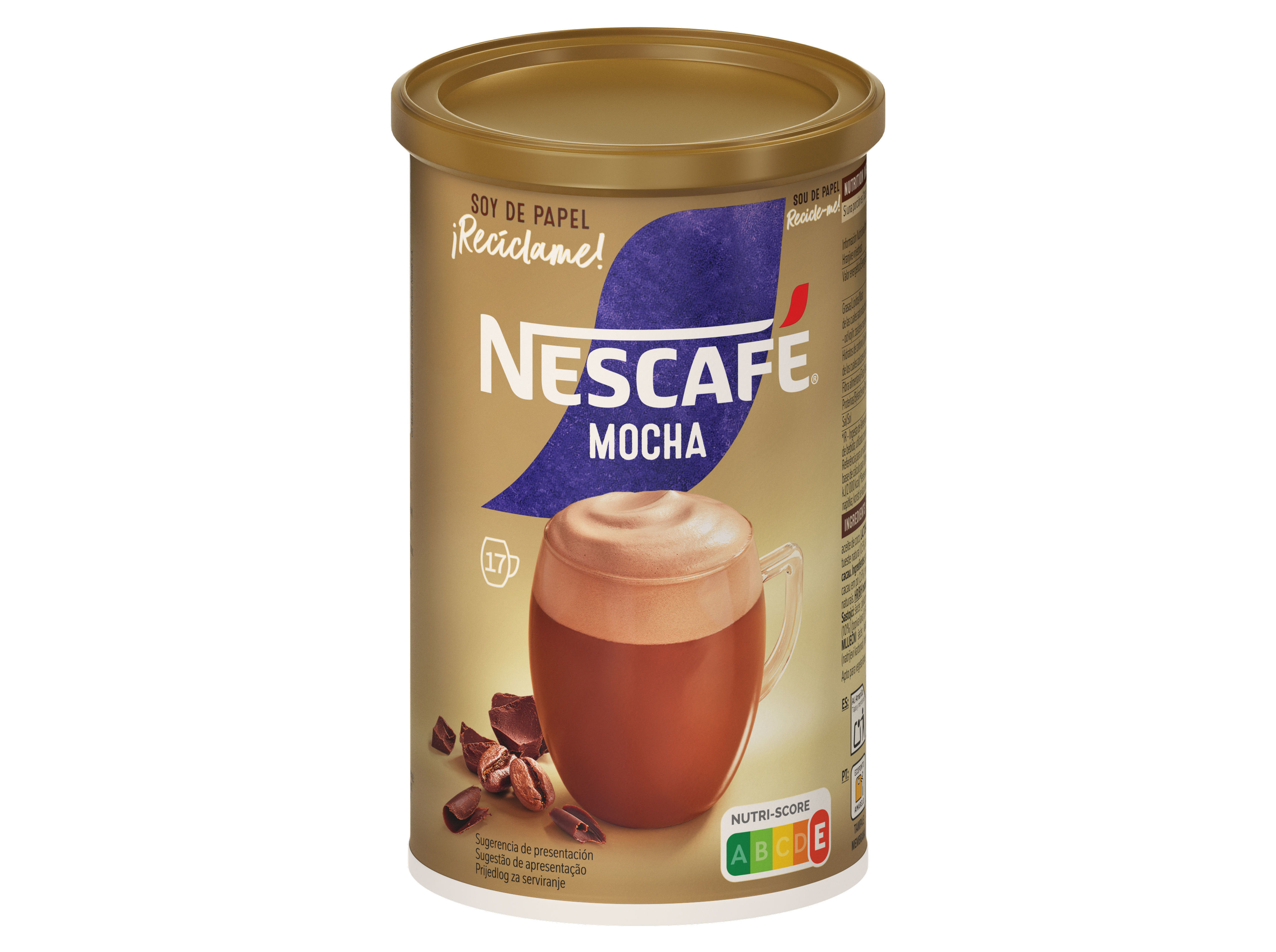 CAF&Eacute; NESCAF&Eacute; SOL&Uacute;VEL CAPPUCCINO MOCHA 306G image number 0
