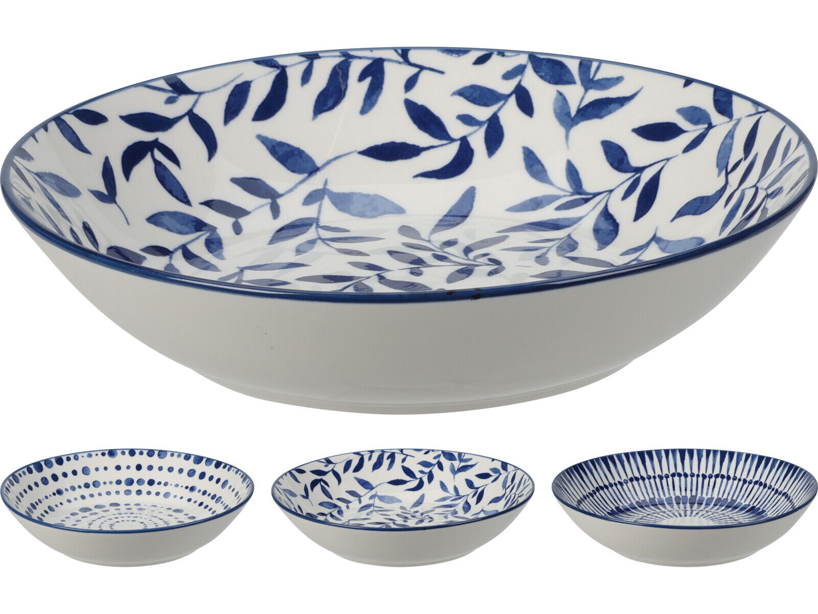 PRATO SOPA DECORADO PORCELANA 20.4CM MODELOS SORTIDOS image number 1