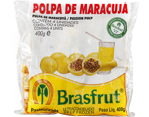 POLPA BRASFRUT DE FRUTA MARACUJÁ 4X100G image number 0