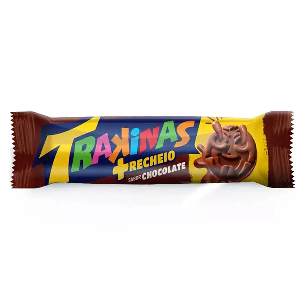BOLACHAS TRAKINAS MAIS CHOCOLATE 126G