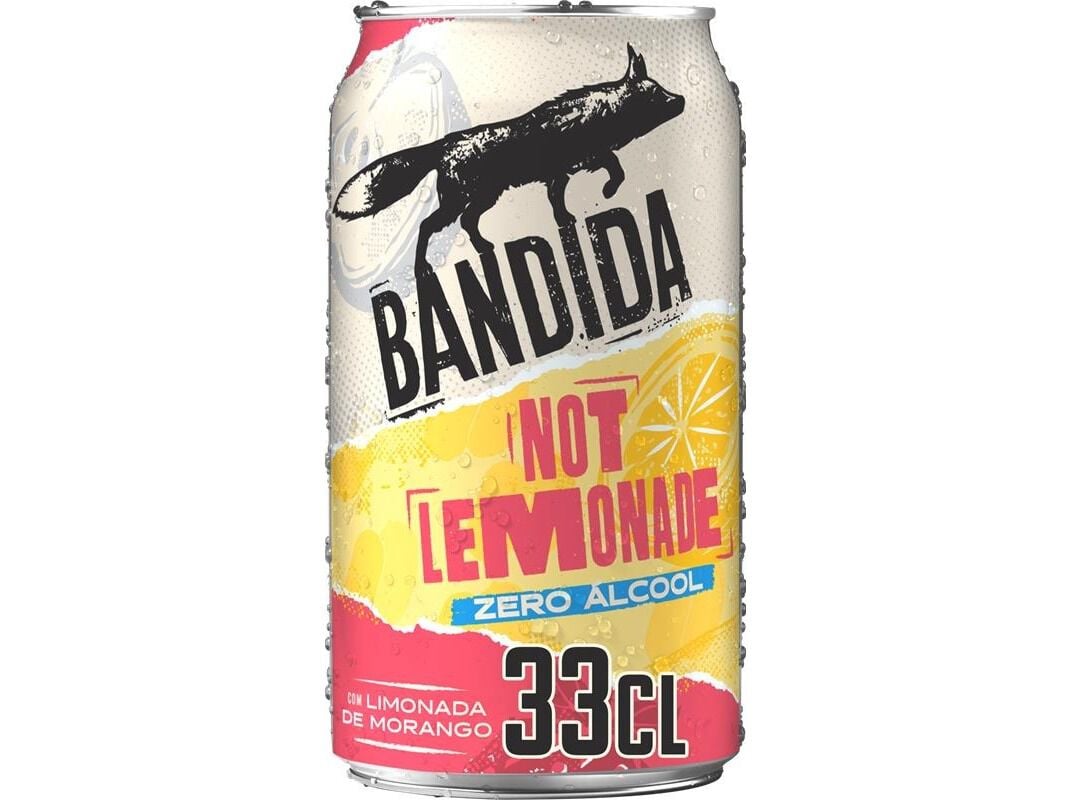 SIDRA BANDIDA NOT LEMONADE 0.0% LATA 0.33L (SDR) image number 0