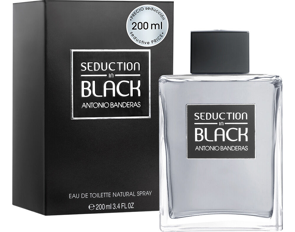 PERFUME ANT&Oacute;NIO BANDERAS HOMEM BLACK LEVA 200ML PAGA 100ML