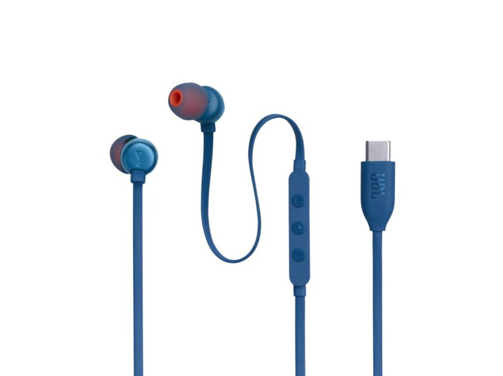 AURICULARES COM FIO JBL T310C BLU AZUL C/MICRO image number 1