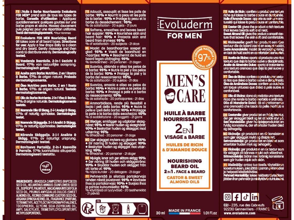 &Oacute;LEO BARBA EVOLUDERM MEN HIDRATANTE 30 ML image number 1