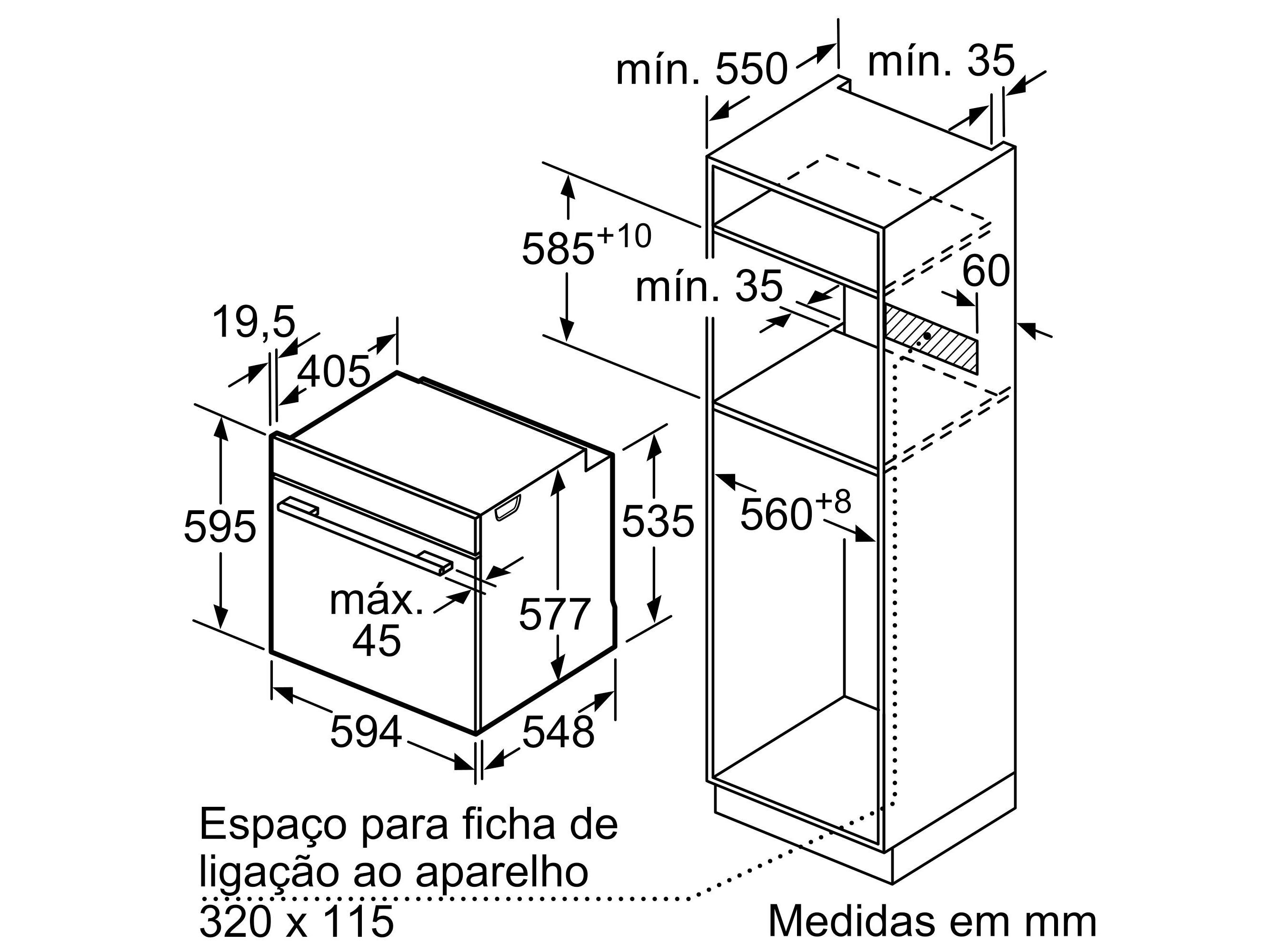FORNO MULTIFUN&Ccedil;&Otilde;ES BOSCH HBG7742B1 PIROLITICO A+ 71L 3600W image number 7