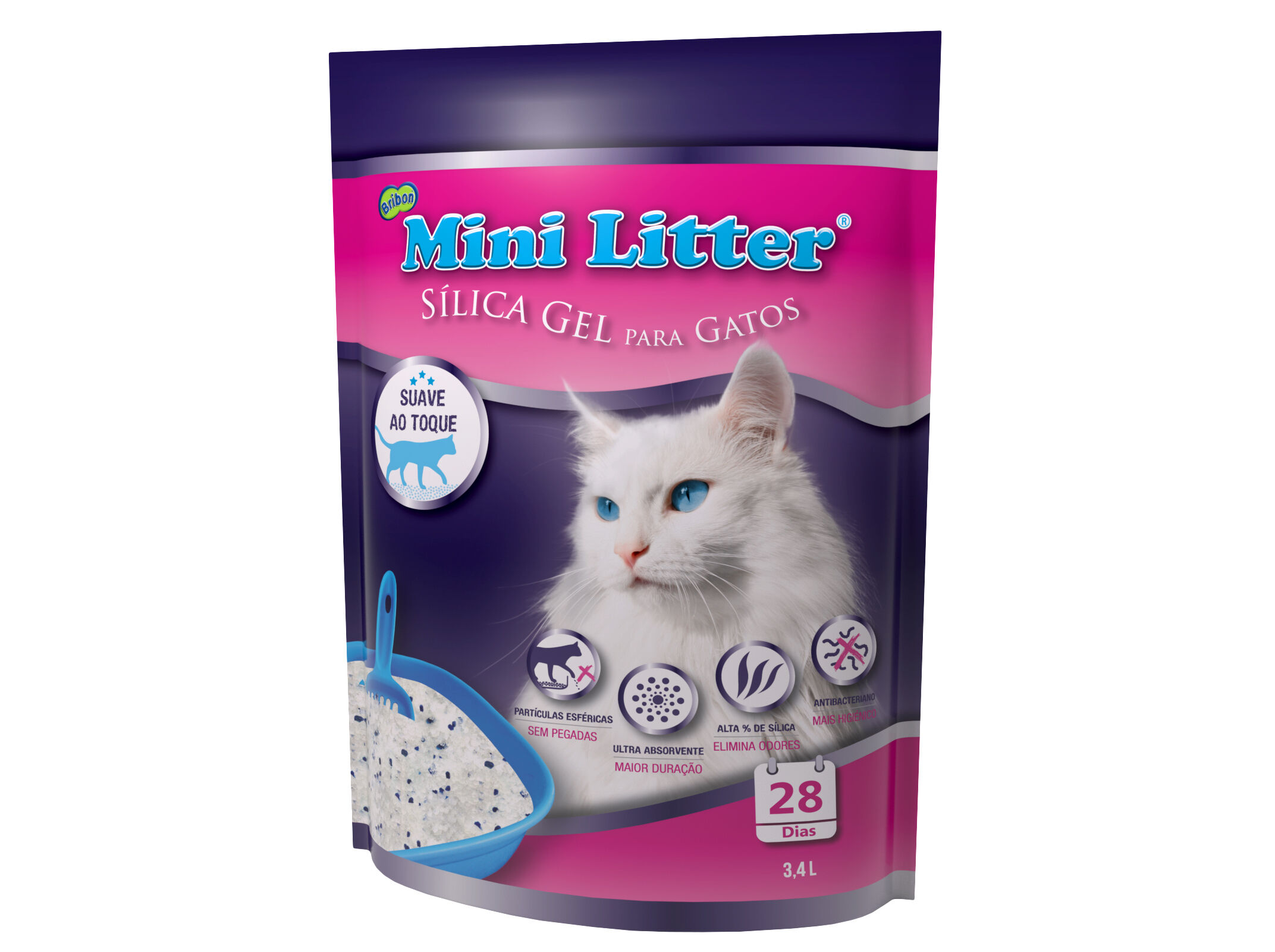 S&Iacute;LICA GEL PARA GATOS BRIBON MINI LITTER 3.4L image number 1