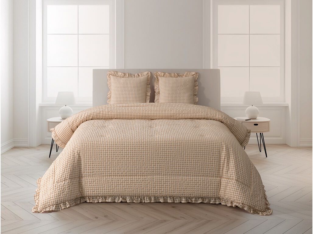 COBERTURA ACOLCHOADA HOMESPECIAL COM FOLHO 240X260CM