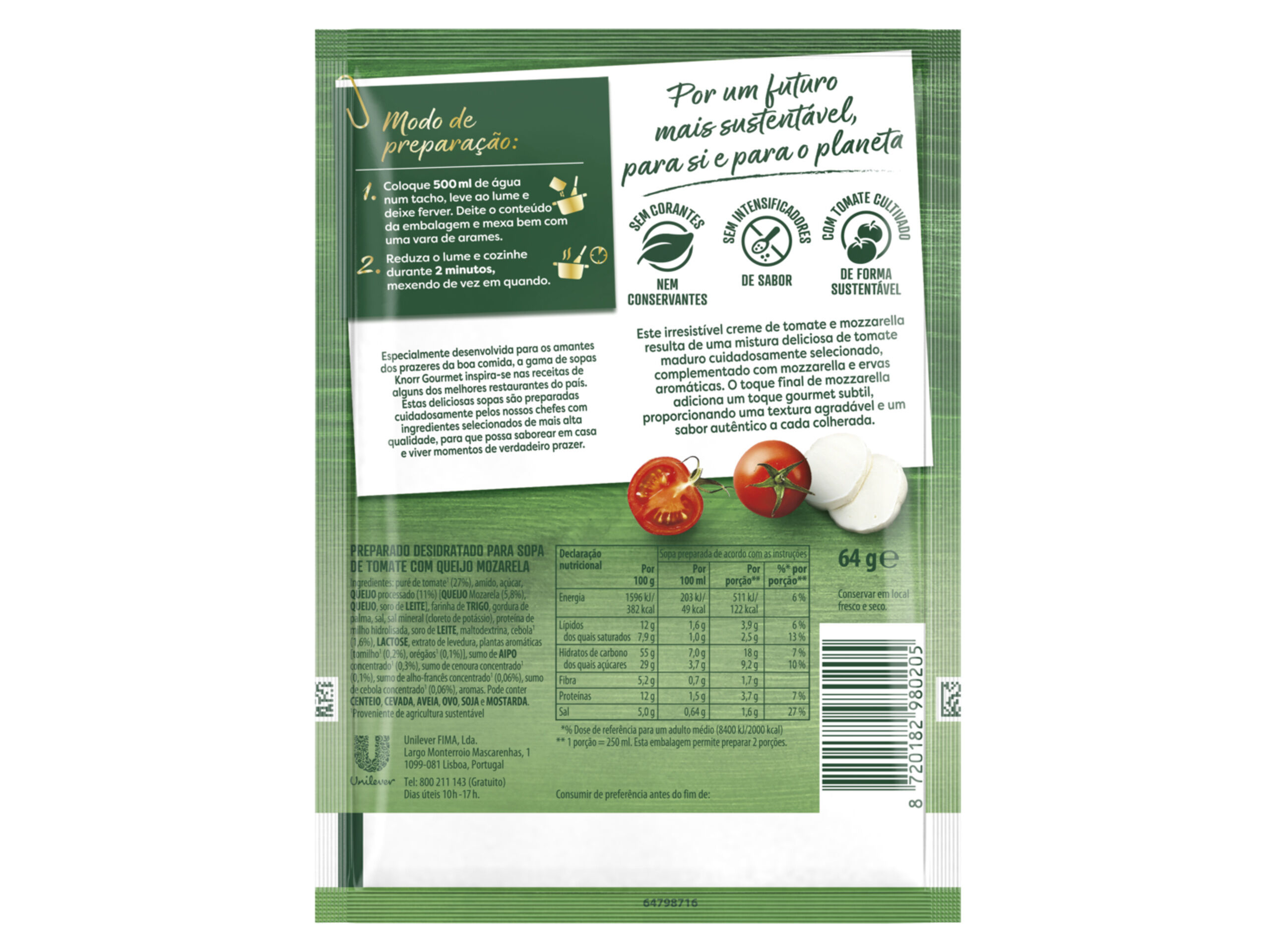 SOPA TOMATE MOZARELA GOUR KNORR 64GR image number 1