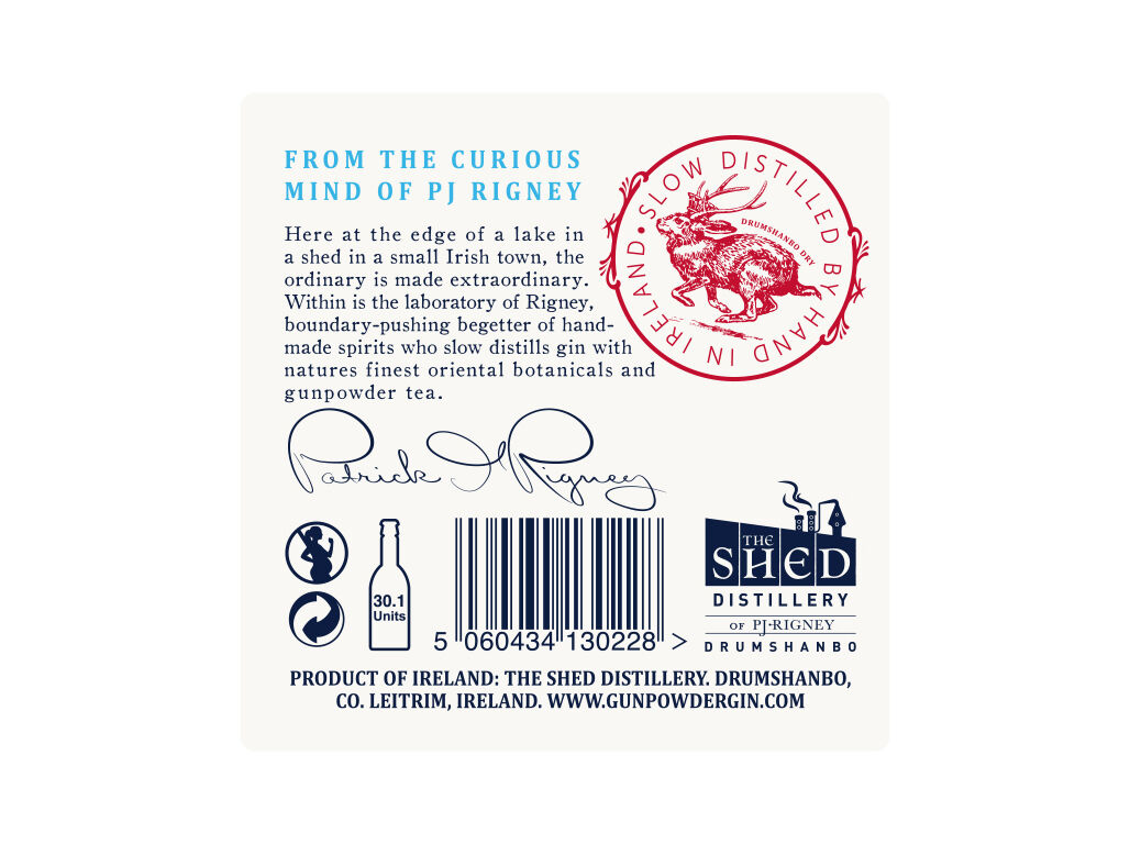 GIN DRUMSHANBO GUNPOWDER 0.50L image number 2