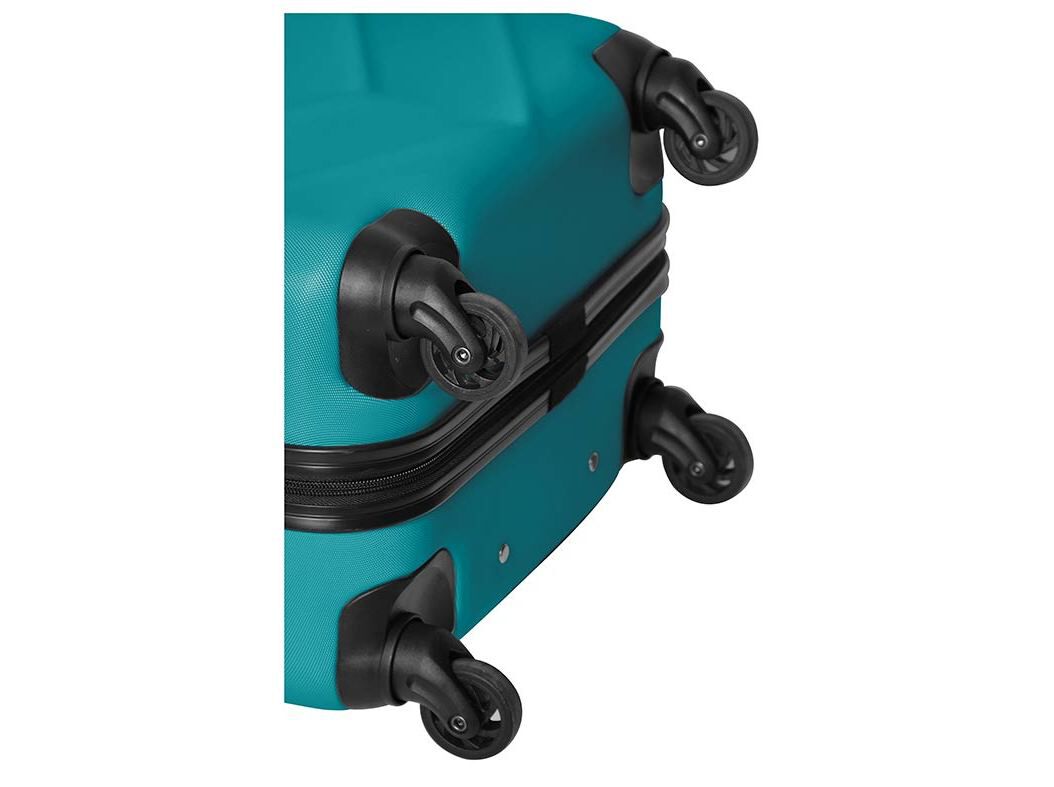 MALA DE CABINE R&Iacute;GIDA AIRPORT TURQUESA 4 RODAS 55CM image number 7