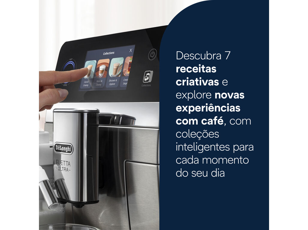 M&Aacute;QUINA CAF&Eacute; EXPRESSO DELONGHI ECAM470.85.MB ELLETA ULTRA image number 5