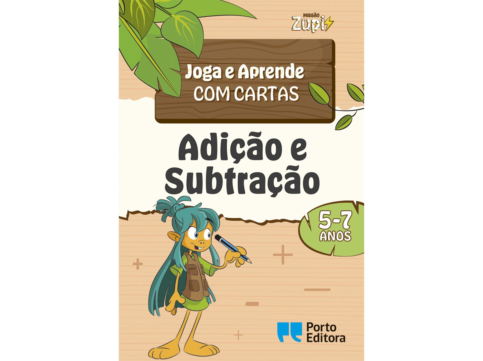 LIVRO ADI&Ccedil;&Atilde;O E SUBTRA&Ccedil;&Atilde;O JOGA E APRENDE COM CARTAS 5-7 image number 0