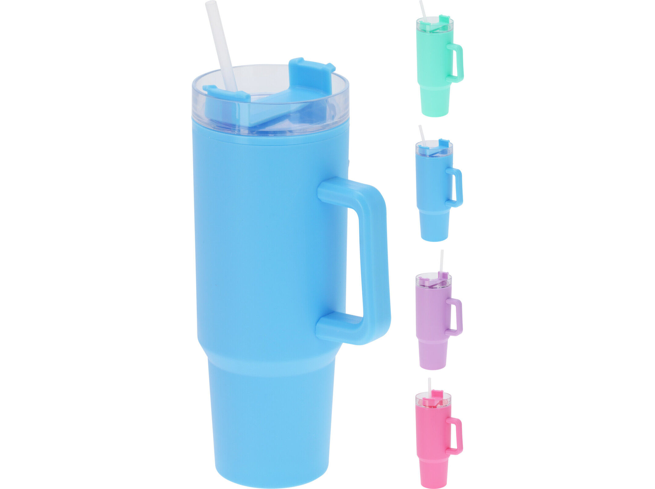 CANECA T&Eacute;RMICA PL&Aacute;STICO 1.2L CORES SORTIDAS image number 1