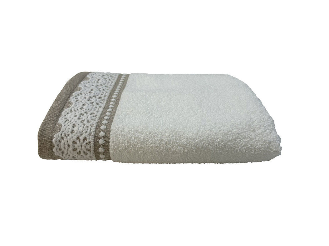 TOALHA M&Atilde;OS MUNDOTEXTIL BRANCA 50X100 CM