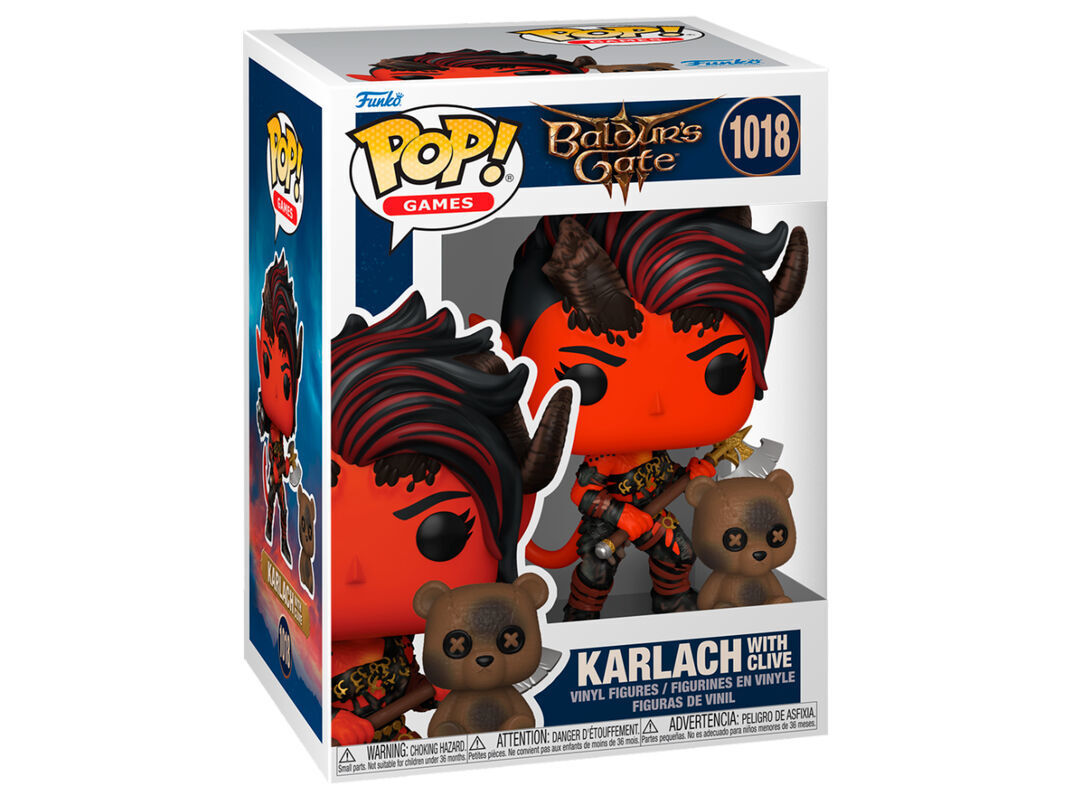FIGURA FUNKO POP! POP&BUDDY: BALDUR'S GATE- KARLACH COM CLIVE image number 0