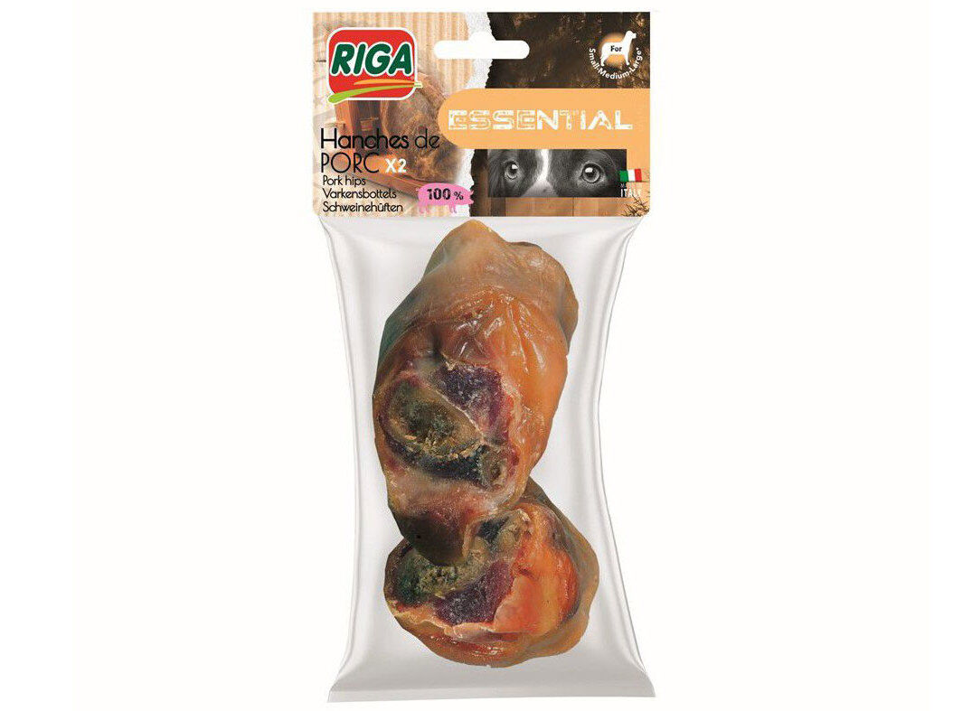 OSSO DE PRESUNTO RIGA ESSENTIAL PERNA PORCO 2 UNIDADES image number 0