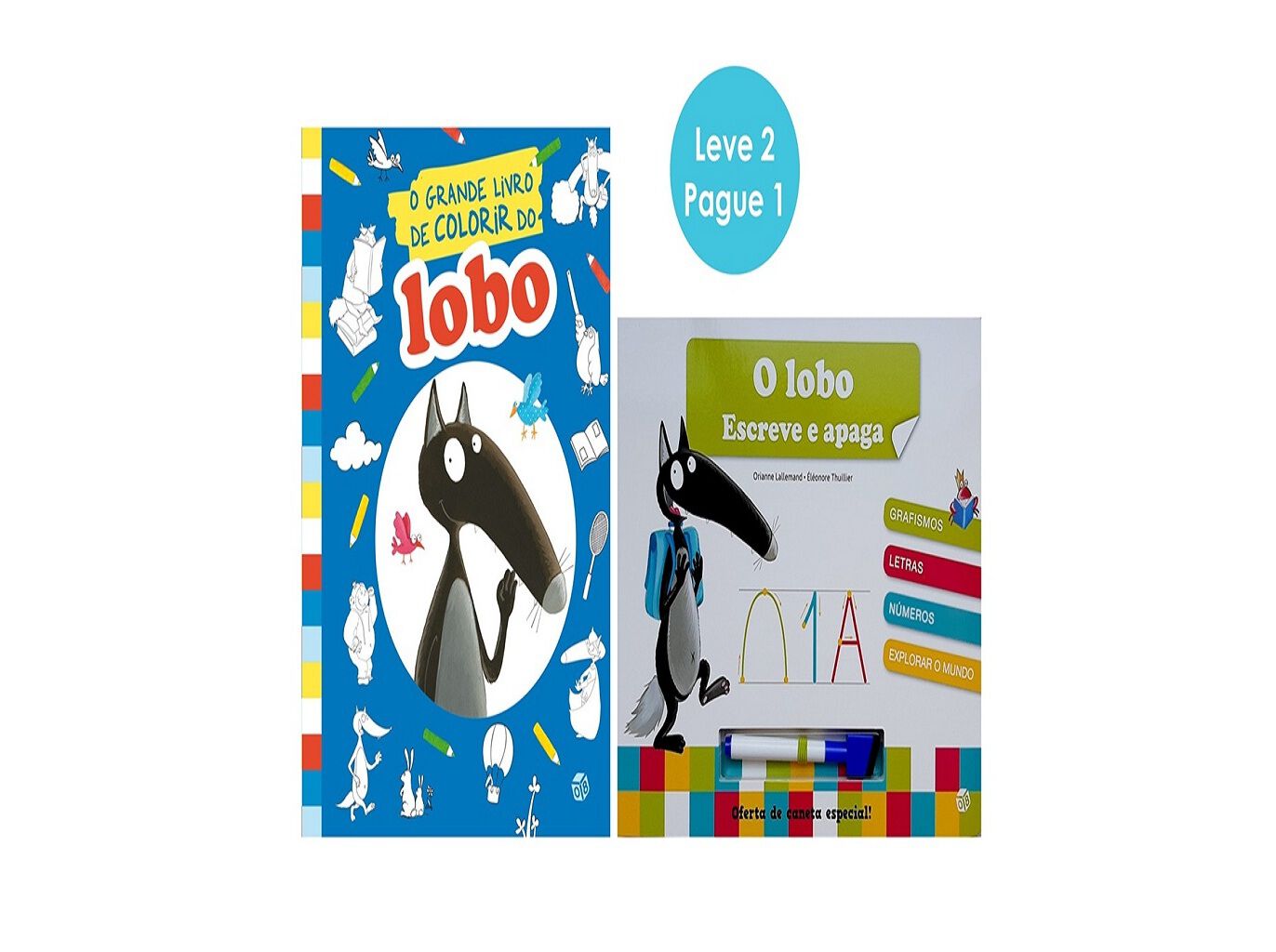 LIVRO O LOBO -ESCREVE E APAGA ORIANNE LALLEMAND image number 0