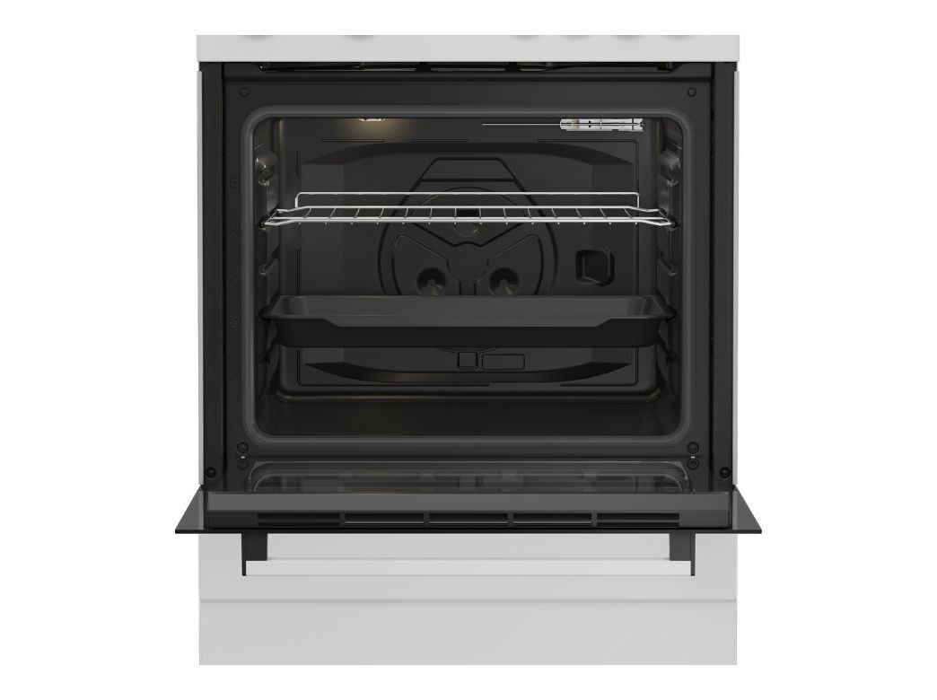 FOG&Atilde;O VITROCER&Acirc;MICO BEKO FBS67000WD 60CM 73L BRANCO image number 4