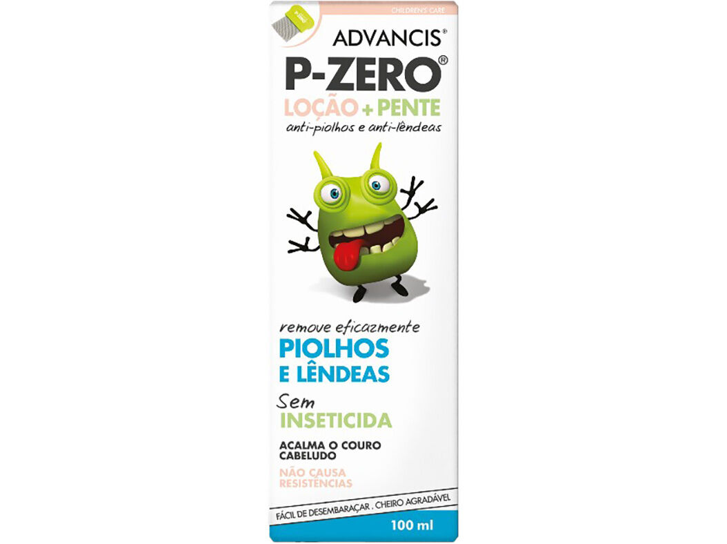 LO&Ccedil;&Atilde;O ADVANCIS P ZERO PIOLHOS+PENTE DM 100ML