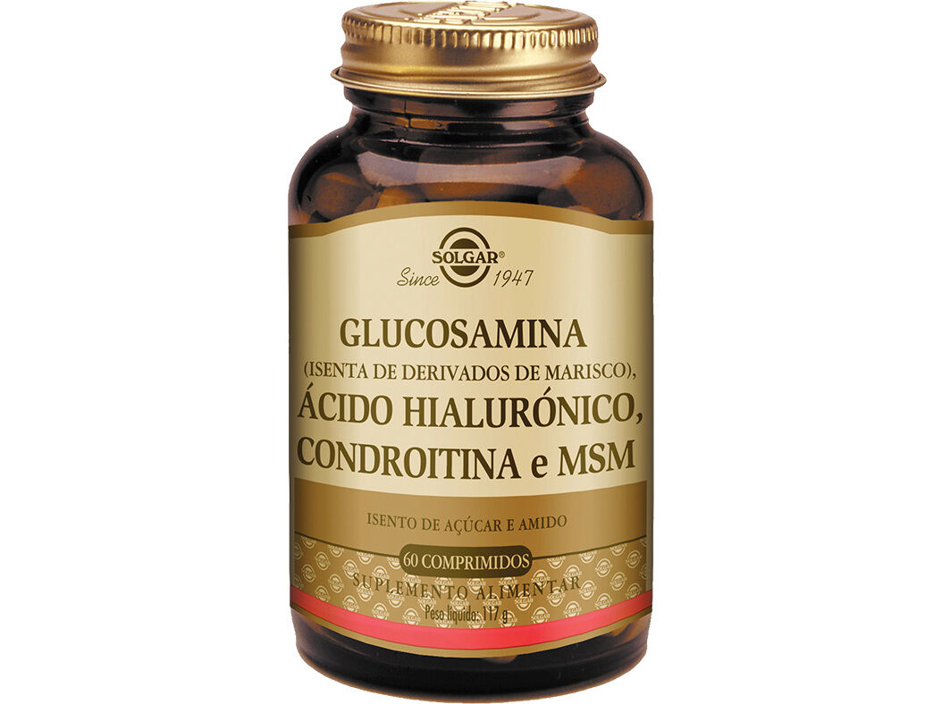 SUPLEMENTO SOLGAR GLUCOSA HYALUR CHONDR 60 CAPSULAS image number 0