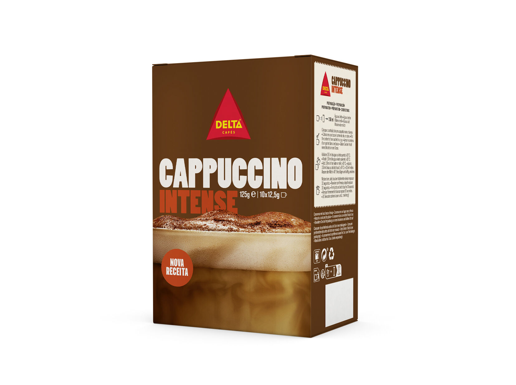 CAPUCCINO DELTA INTENSO EM STICK 125G image number 1