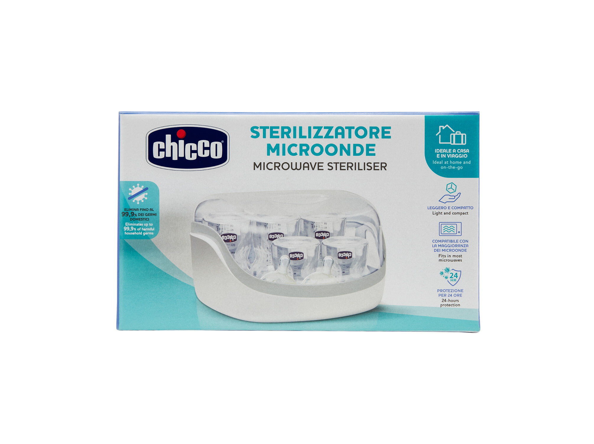 ESTERILIZADOR A VAPOR CHICCO PARA MICRO ONDAS