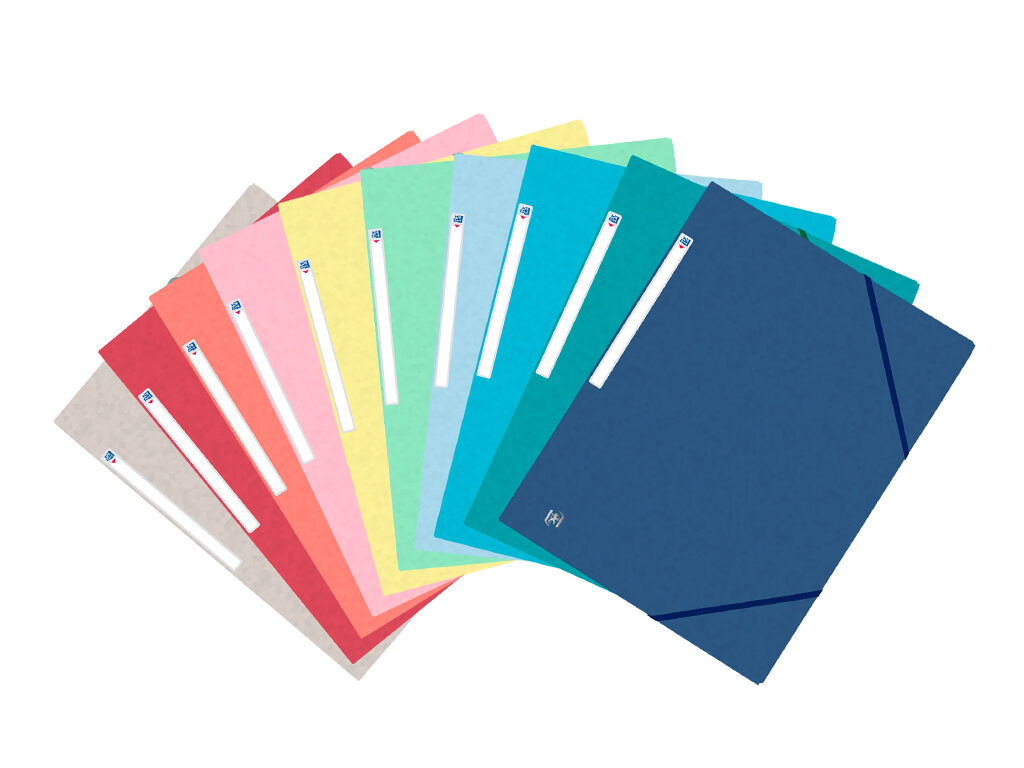 PASTA COM EL&Aacute;STICOS OXFORD TOPFILE PASTEL A4 CORES SORTIDAS image number 1