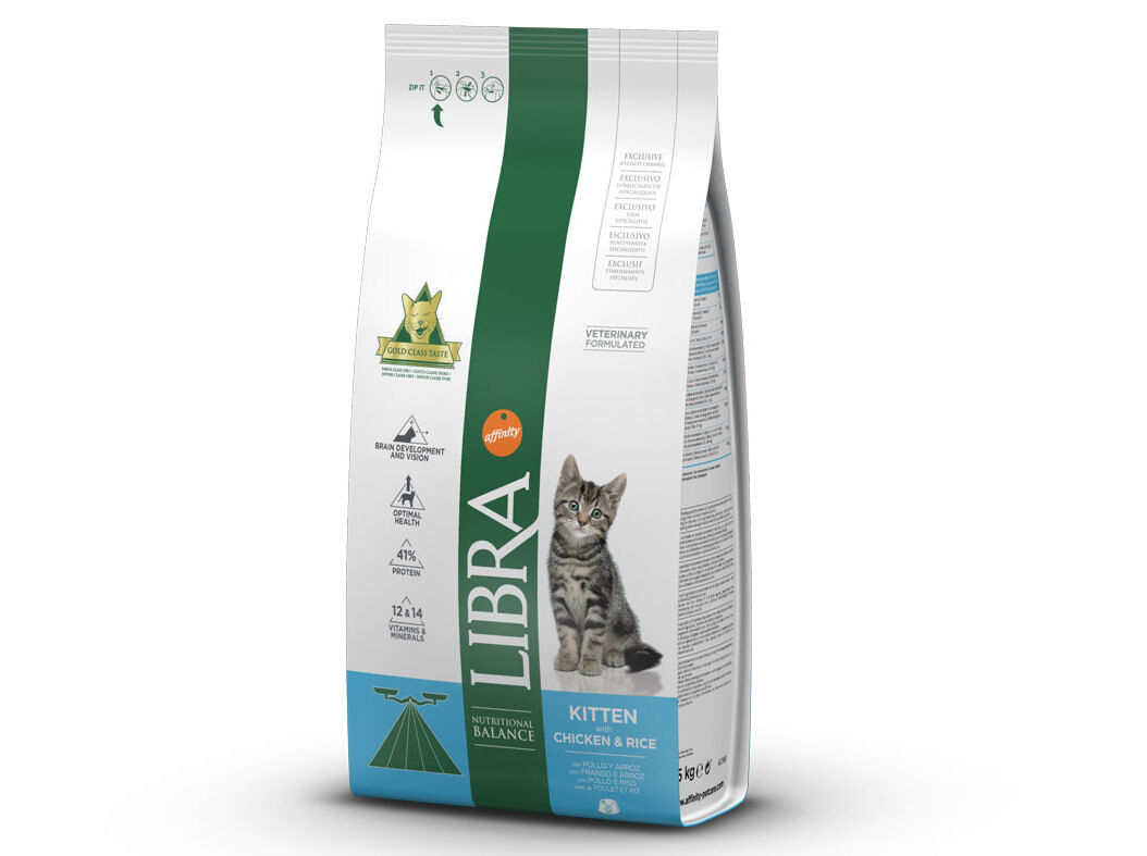 RA&Ccedil;&Atilde;O PARA GATINHOS LIBRA COM FRANGO 1.5KG