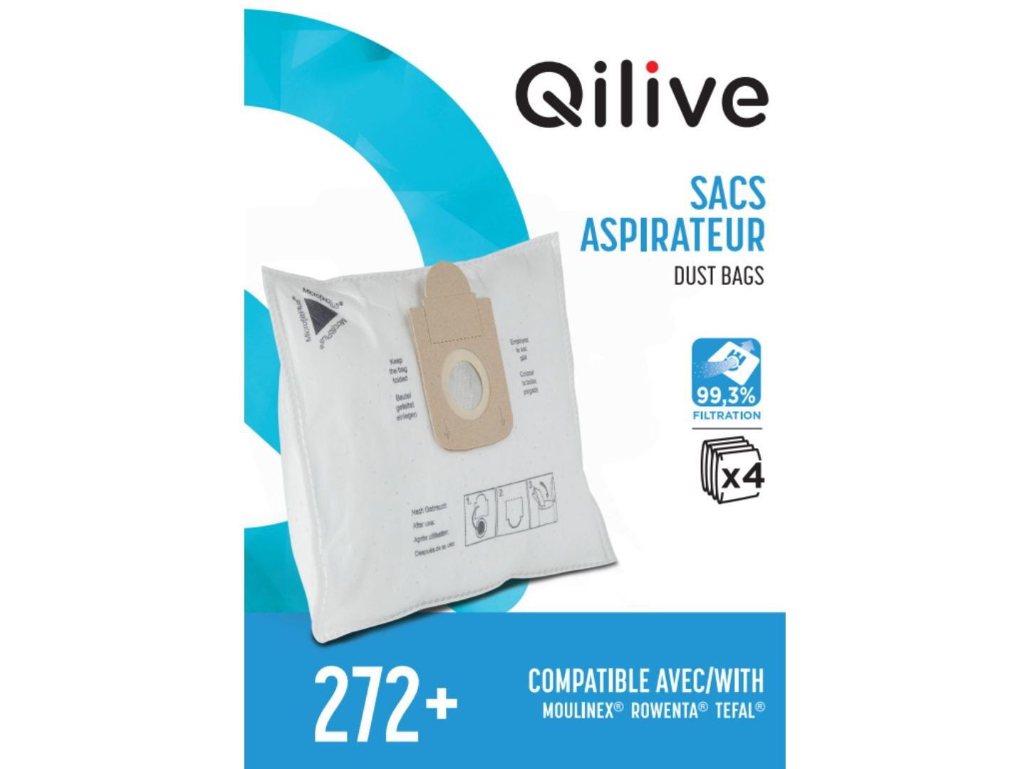 SACO ASPIRADOR QILIVE 272+ 886867