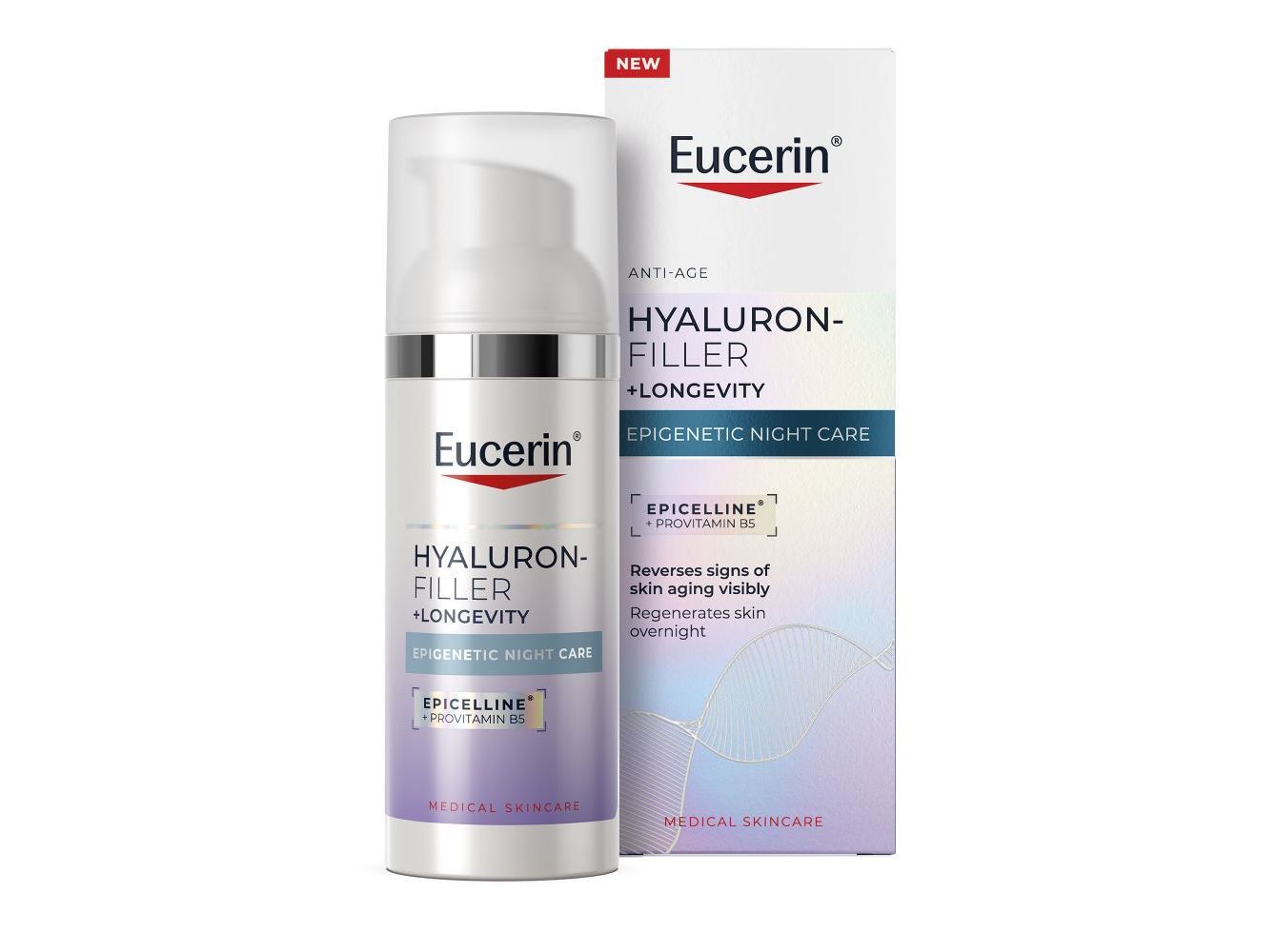 CREME NOITE EUCERIN HYALURON FILLER LONGEVITY EPIGENETIC 50ML image number 1