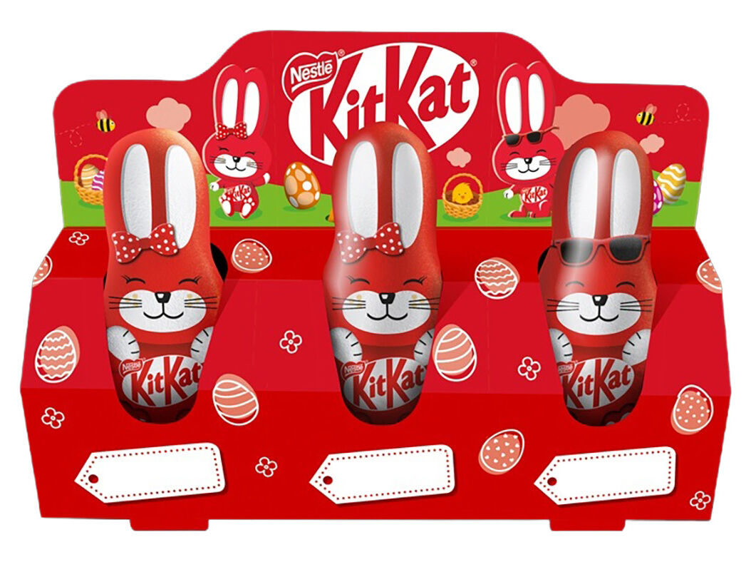 FANTASIAS DE CHOCOLATE KITKAT COELHO 3X17G