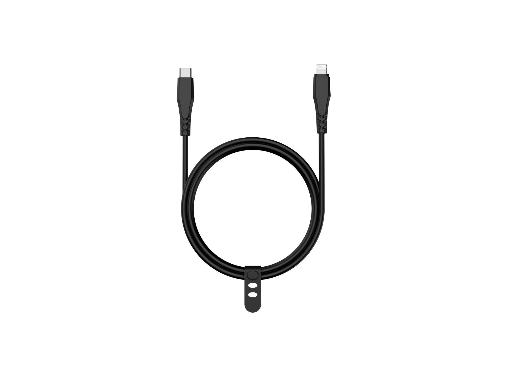 CABO USBC TO 8PIN QILIVE 600183171 PRETO 1.2M 3A MFI