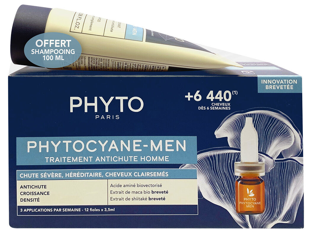 AMPOLAS PHYTO PHYTOC PROGR OF CH 12X HOMEM image number 0