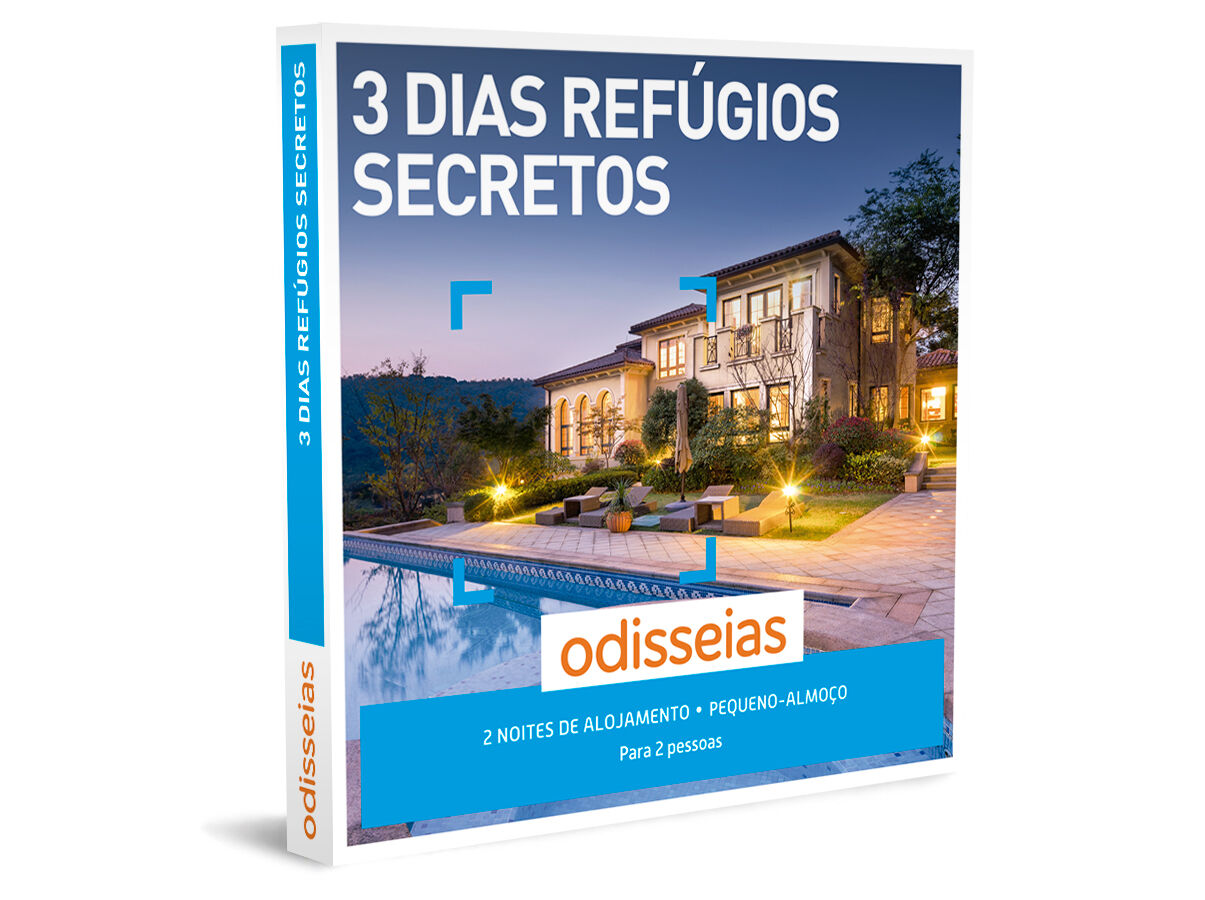 PACK ODISSEIAS 3 DIAS REF&Uacute;GIOS SECRETOS
