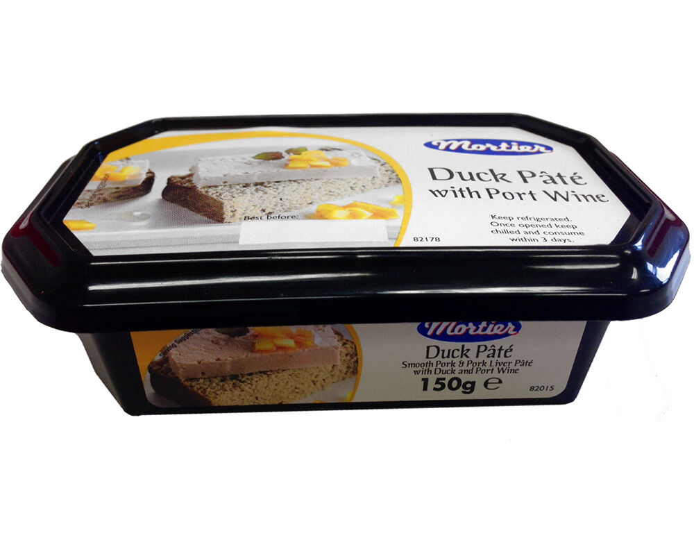 PAT&Ecirc; DE PATO COM VINHO DO PORTO MORTIER 150G