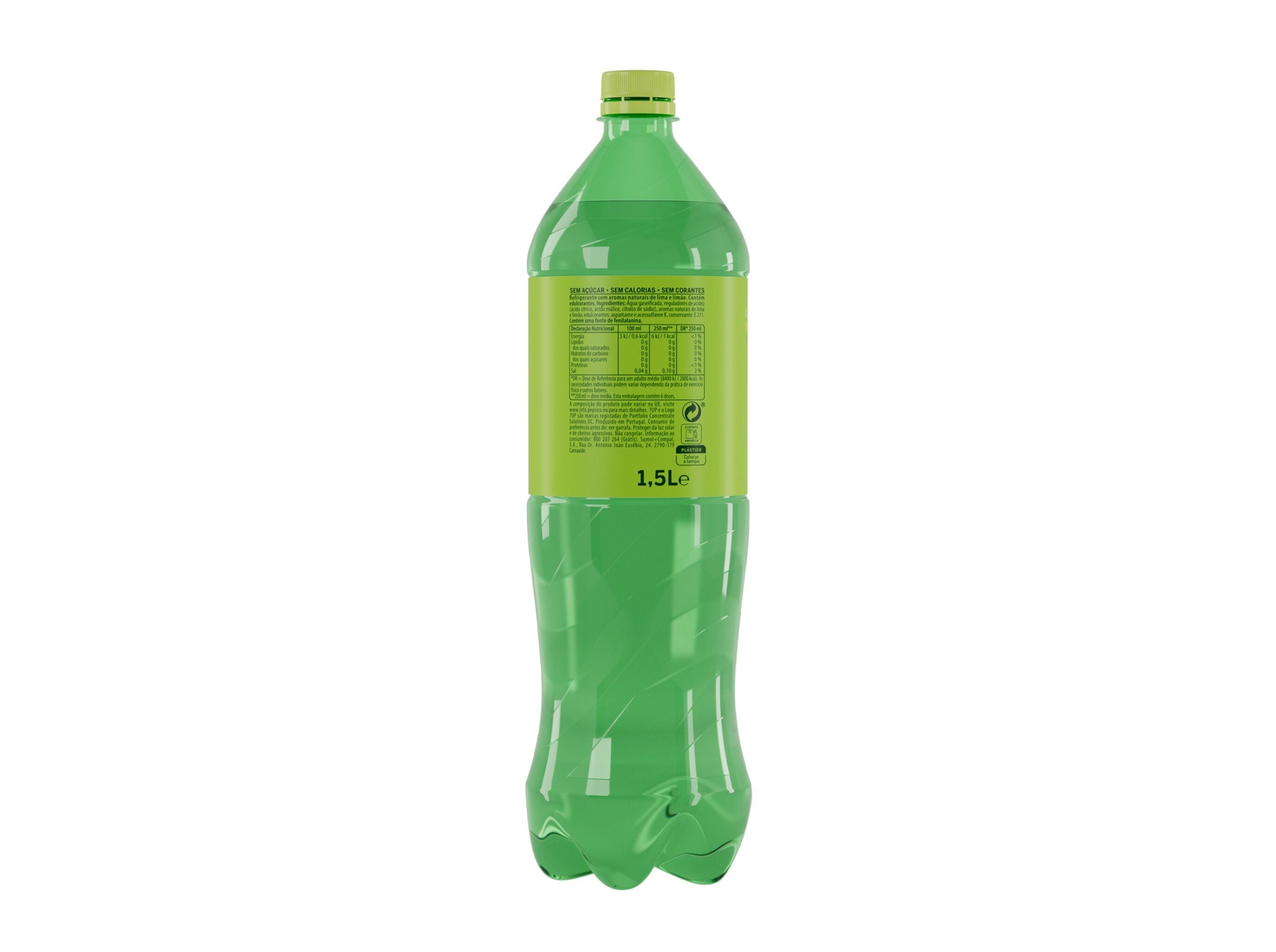 REFRIGERANTE C/ G&Aacute;S 7UP LIMA LIM&Atilde;O ZERO 15L (SDR) image number 1