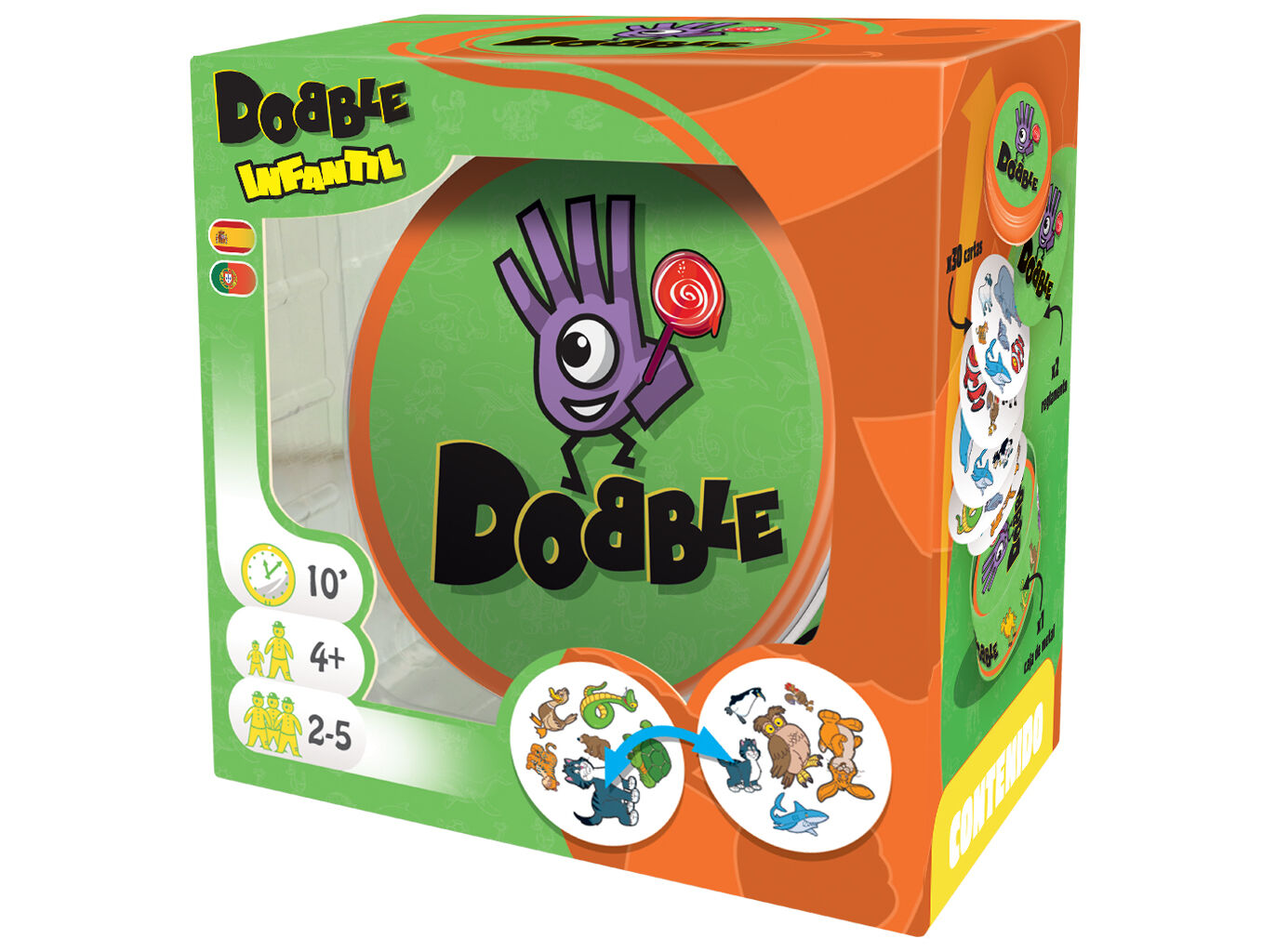 JOGO DE TABULEIRO DOBBLE KIDS ZYGOMATIC image number 0