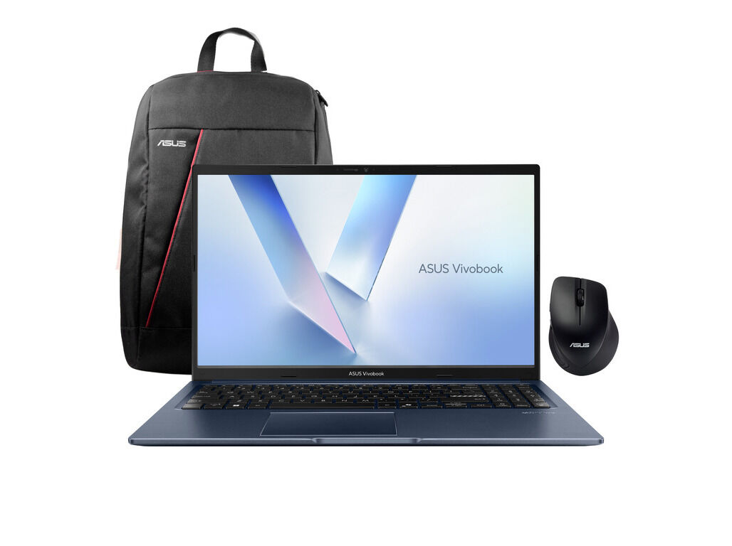 bundle portátil asus vivobook 15 m1502naq (15.6" ryzen 5 24gb 512gb) + mochila + rato