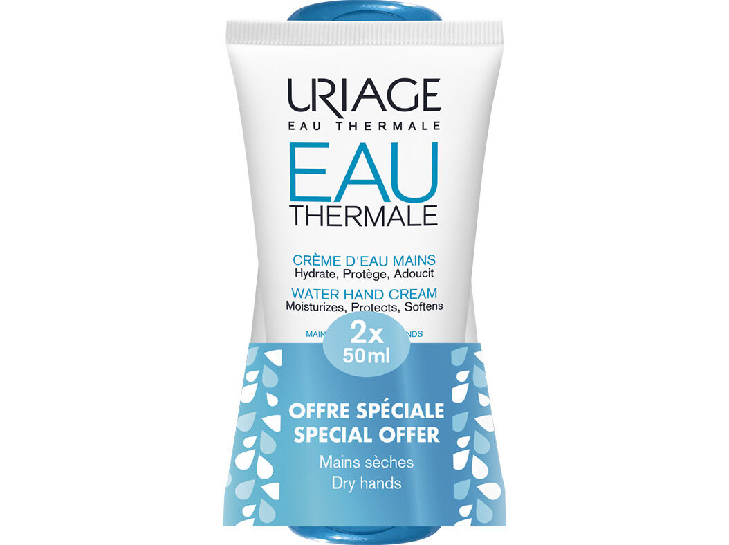 CREME URIAGE M&Atilde;OS EAU THERMALE 2X50ML LEVE 2 PAGUE 1