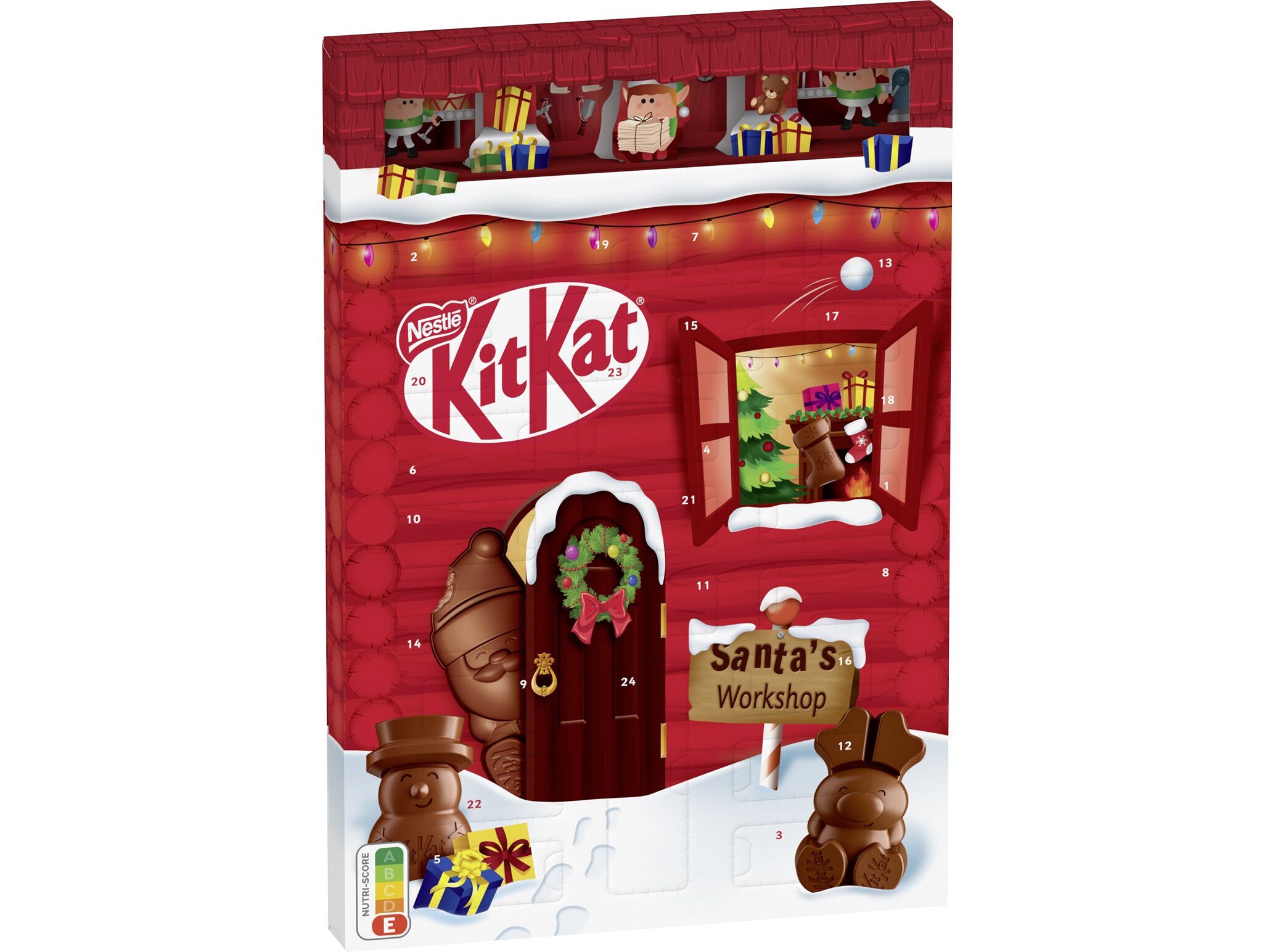 CALEND&Aacute;RIO ADVENTO KIT KAT CHOCOLATE 208G