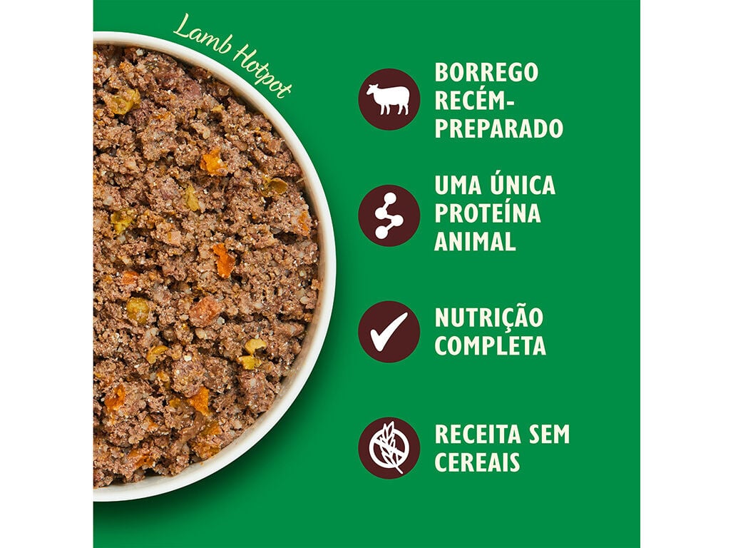 COMIDA H&Uacute;MIDA C&Atilde;O LILY'S KITCHEN BORREGO 400G image number 2