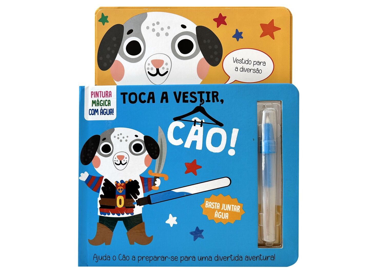 LIVRO TOCA A VESTIR C&Atilde;O! (LIVRO DE COLORIR COM &Aacute;GUA) image number 0