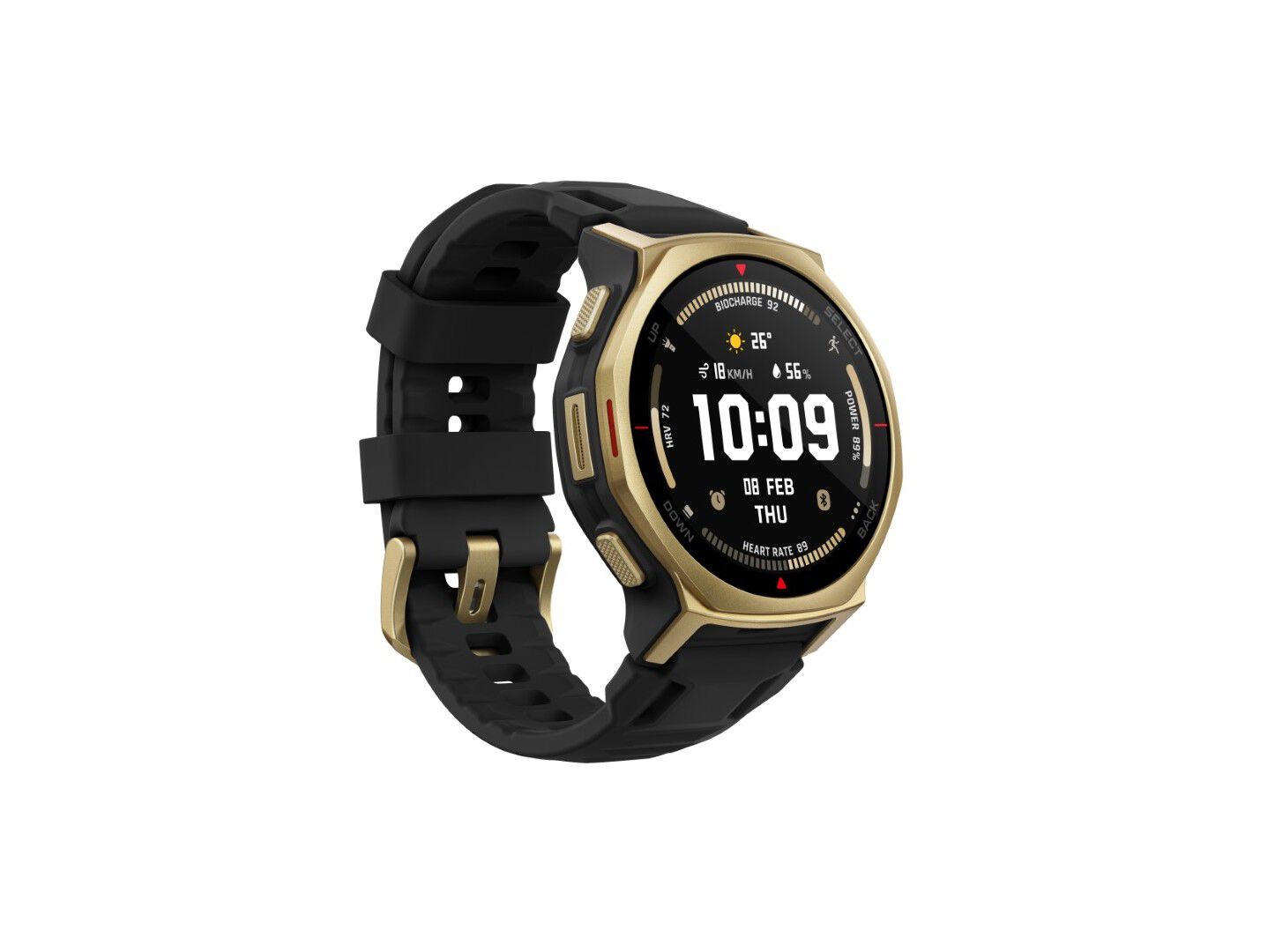 SMARTWATCH AMAZFIT T-REX 3 PRO 44MM BLACK/GOLD image number 2