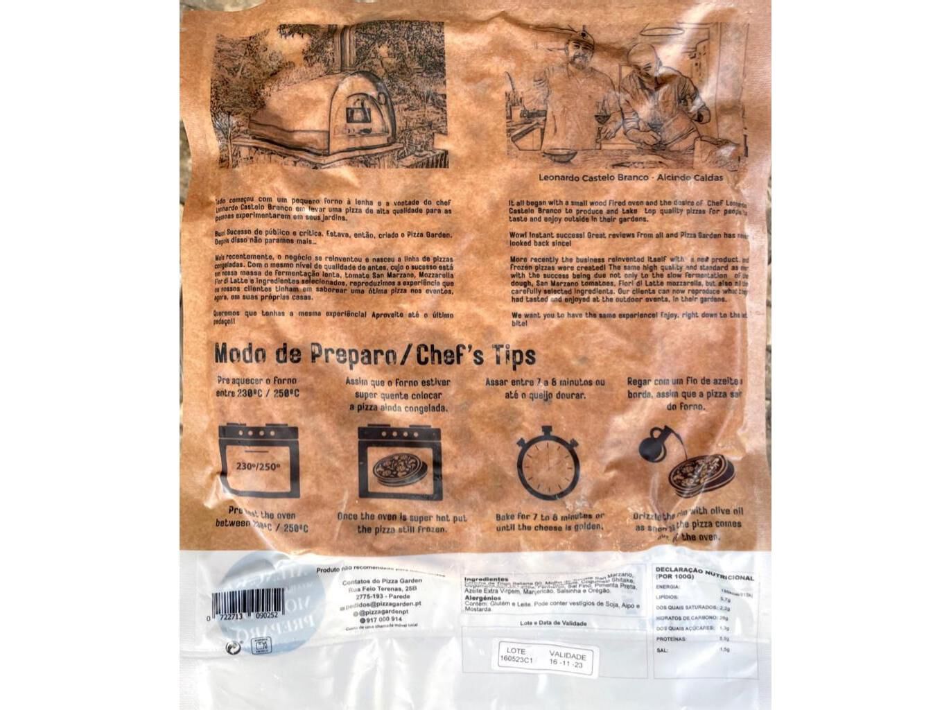 PIZZA GARDEN COGUMELOS TRUFADOS 445G image number 1