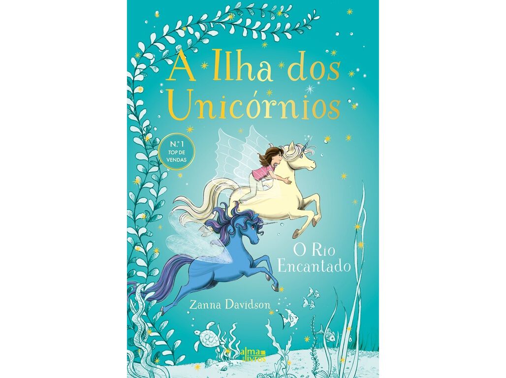LIVRO A ILHA DOS UNIC&Oacute;RNIOS N&ordm;4 - RIO ENCANTADO DE ZANNA DAVIDSON