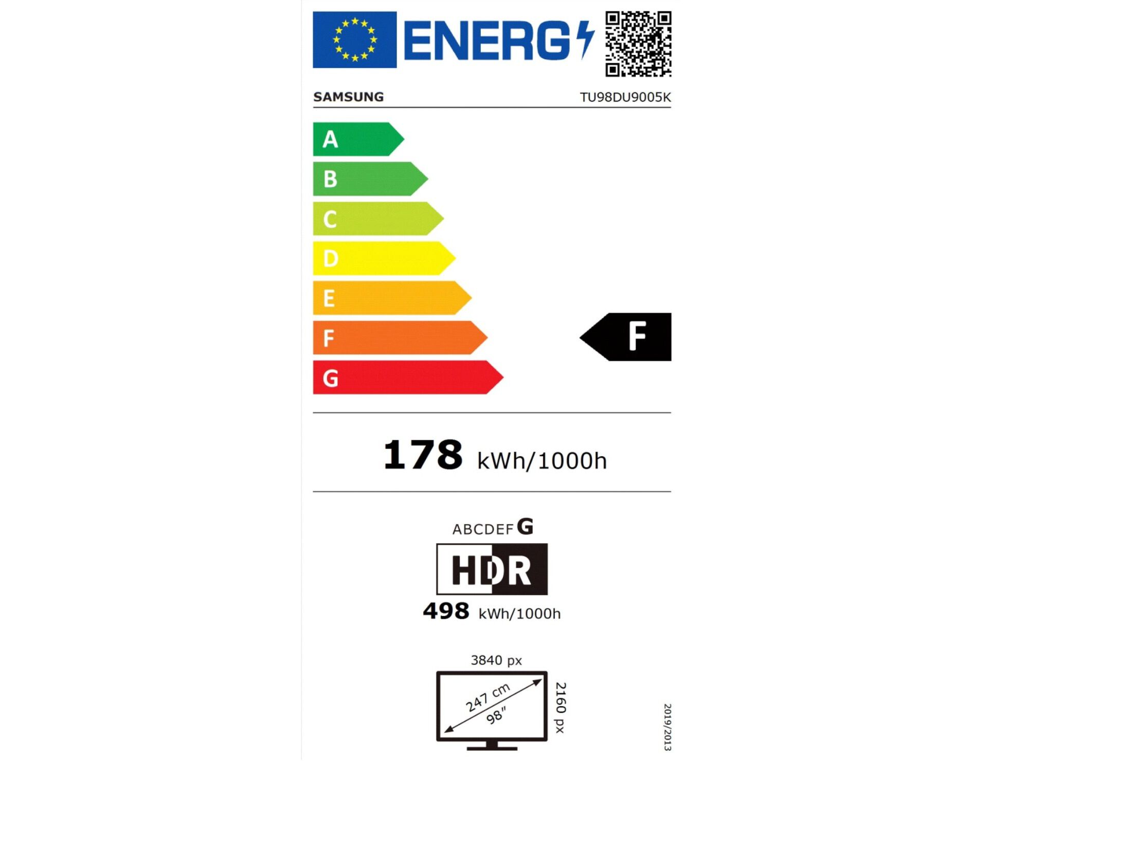 TV SAMSUNG TU98DU9005KXXC (4K SMART 98" 247CM) image number 7