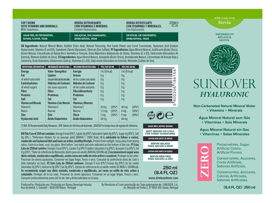 BEBIDA SUNLOVER HYALURONIC LATA 025L image number 1